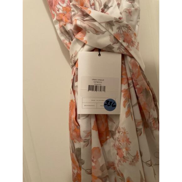 STUNNING NOOKIE UTOPIA FLORAL JUMPSUIT NWT, SOLD OUT ON REVOLVE MSRP $379, XS - Picture 8 of 8